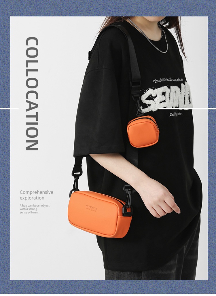 Compact Crossbody Waist Bag - Adjustable Sling Chest Bag for Men & Women in Bangladesh