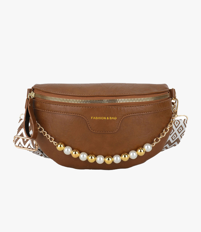 Sleek Shoulder Bag - Zip Pockets for Men in Bangladesh